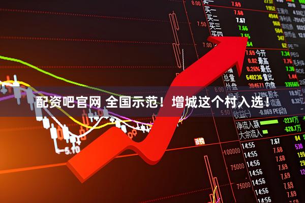 配资吧官网 全国示范！增城这个村入选！