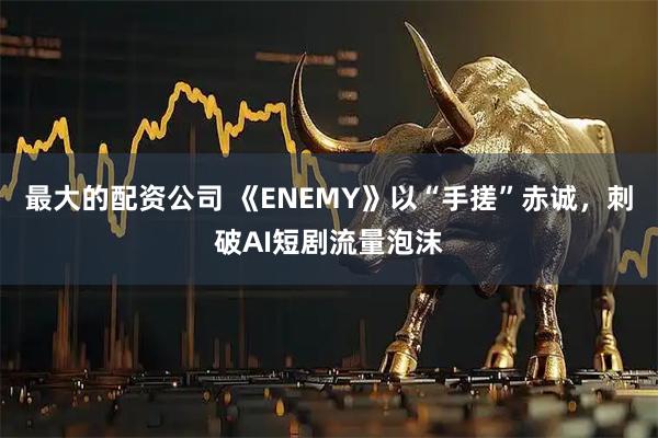 最大的配资公司 《ENEMY》以“手搓”赤诚，刺破AI短剧流量泡沫